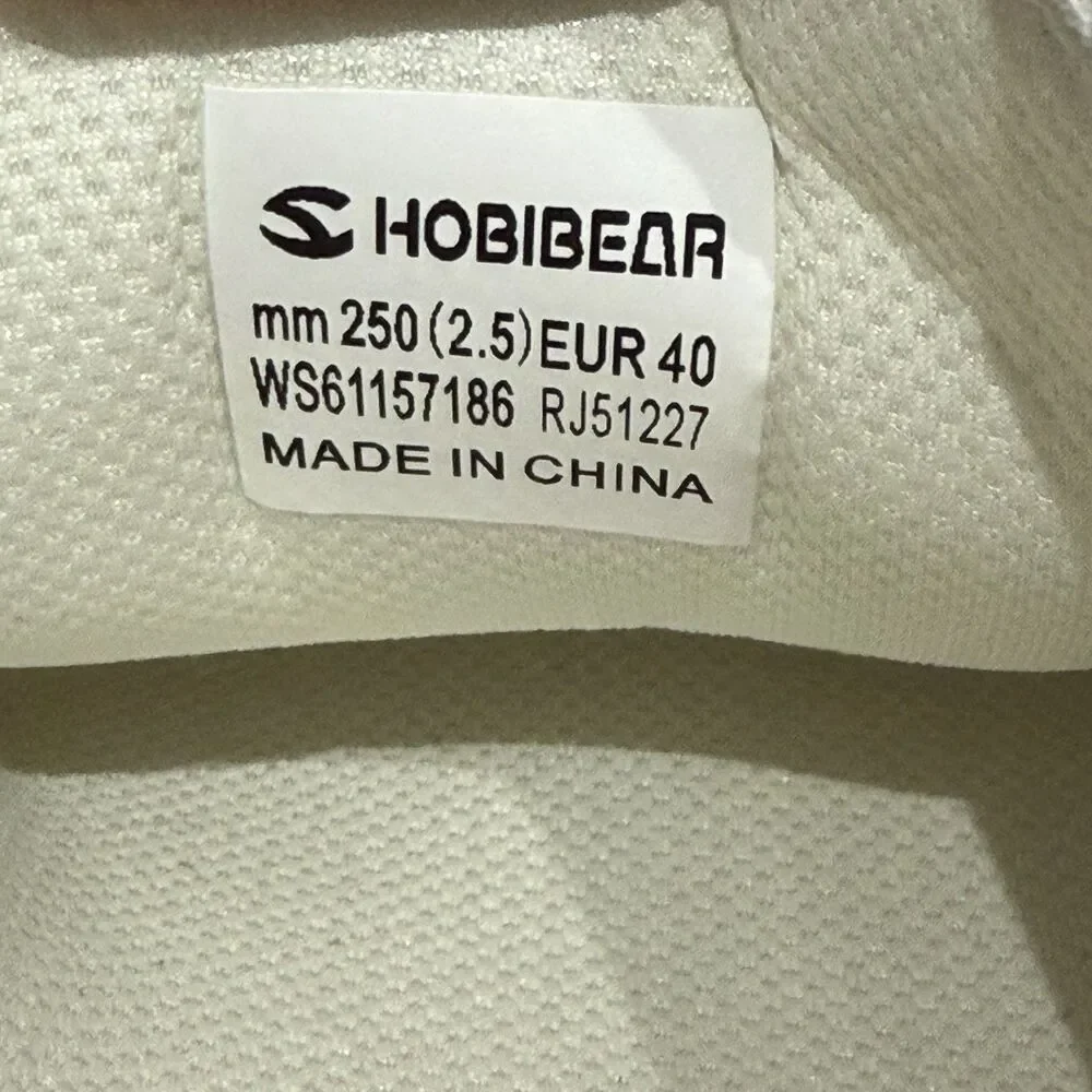 HOBIBEAR Unisex Wide Toe Barefoot Shoes Sneakers Minimalist Men’s 8 Women’s 9